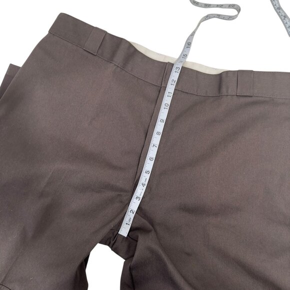 Dickies Mens Brown Loose Fit Flat Front Work Pant SZ 42X30  Industrial Wear - Picture 3 of 14